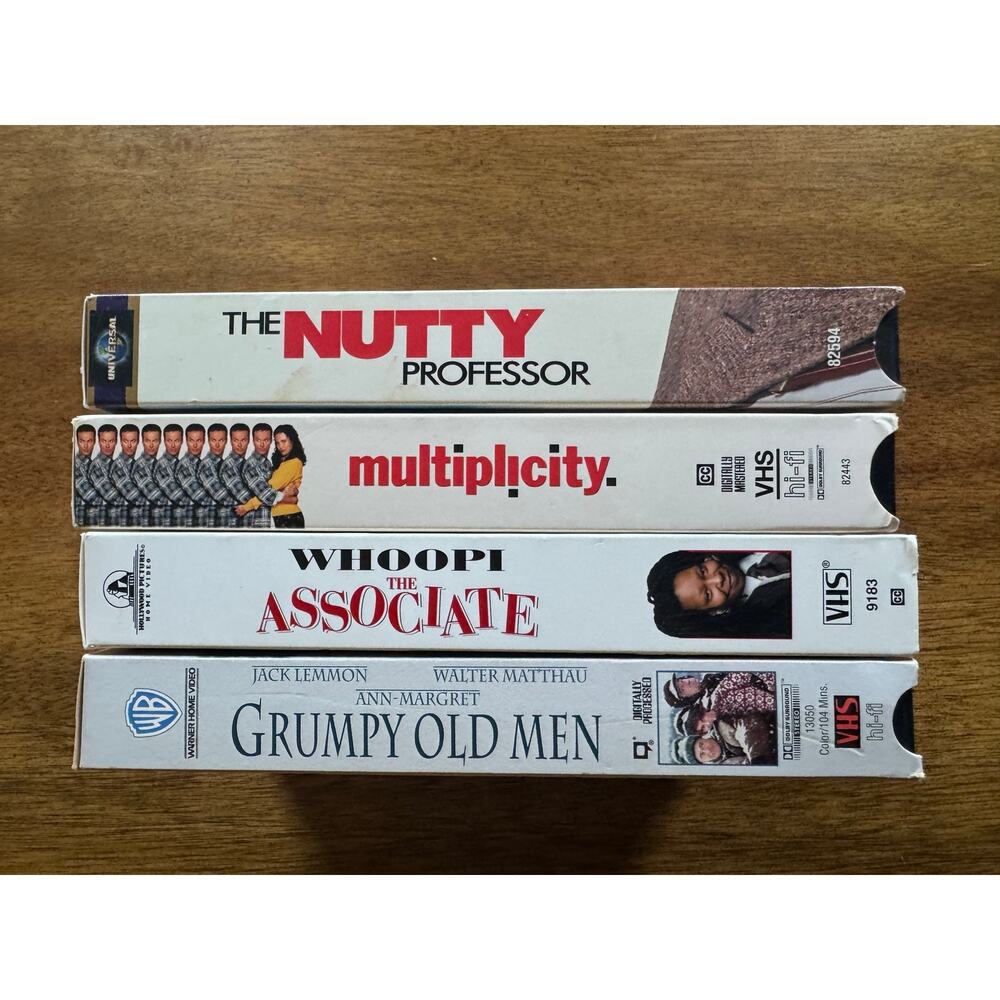 Lot of 4 Comedy VHS Nutty Professor Grumpy Old Men Multiplicity - Picture 3 of 6